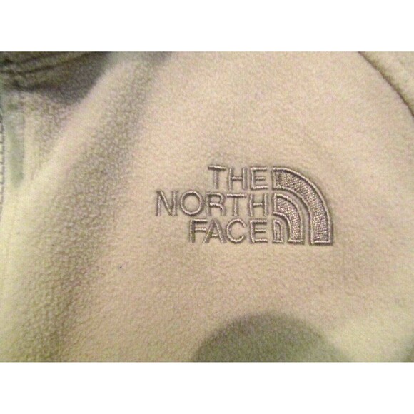 The North Face Glacier Fleece Jacket Winter White Full Zip Womens Size M - Picture 3 of 7